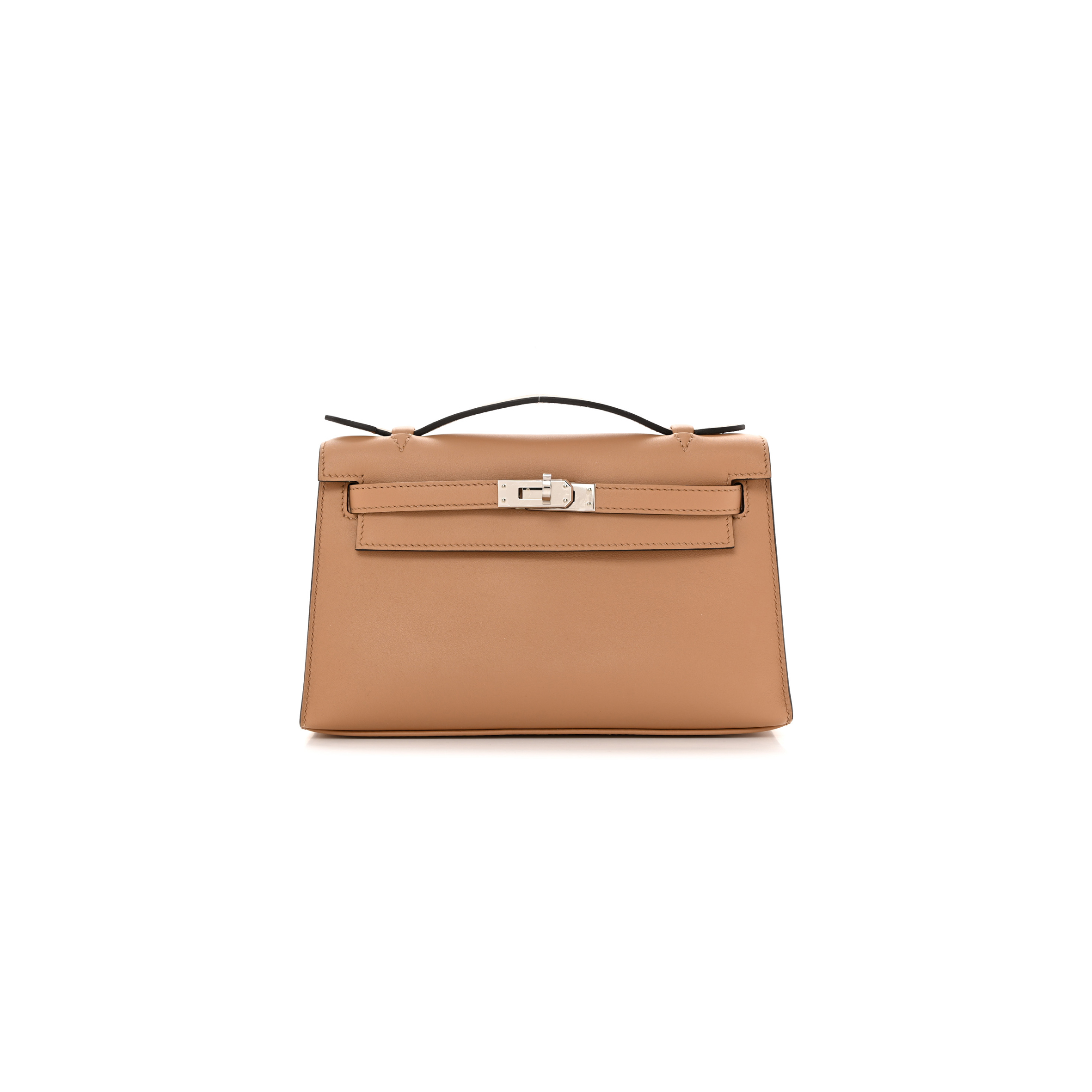 H**mes kelly pochette chai swift palladium hardware (22*14*7cm)